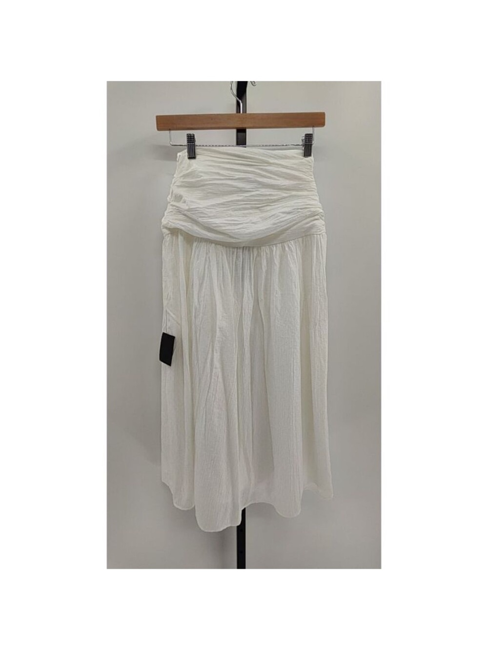 Lulu's White Flowing Midi Skirt